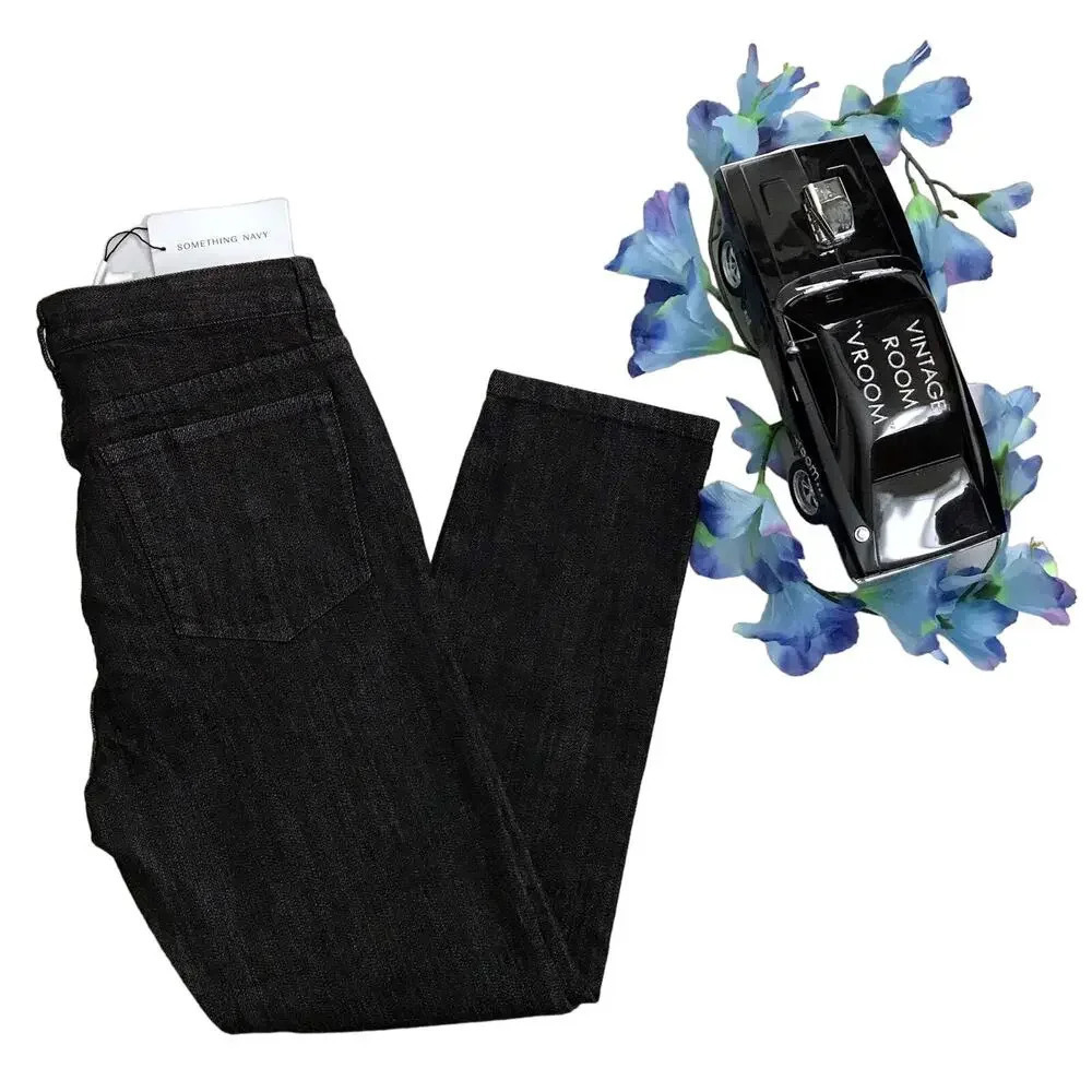 Something Navy NWT High Waist Straight Leg Jeans Women 10